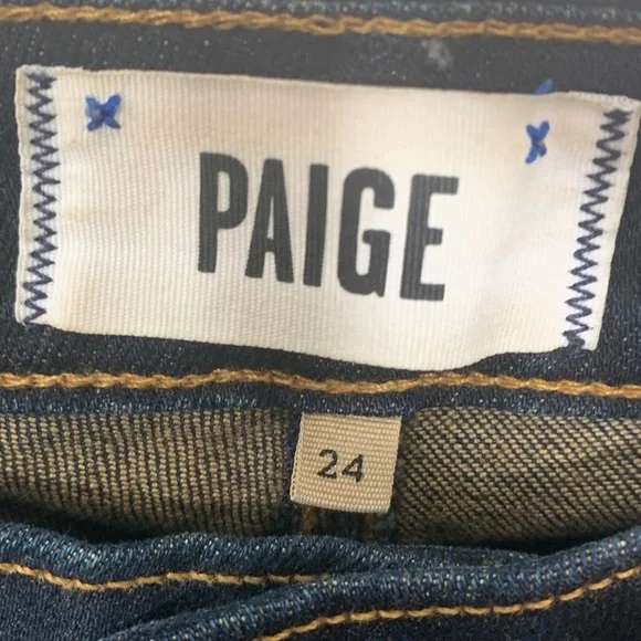 Paige Skyline Skinny Jeans Zipped Ankle - Picture 3 of 6